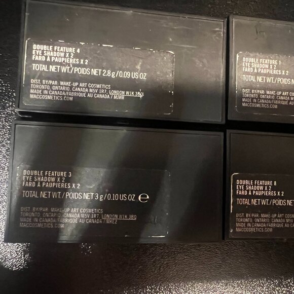MAC Cosmetics 4 sets of eyeshadows (8 total) (swatched but barely used!) - Picture 3 of 4